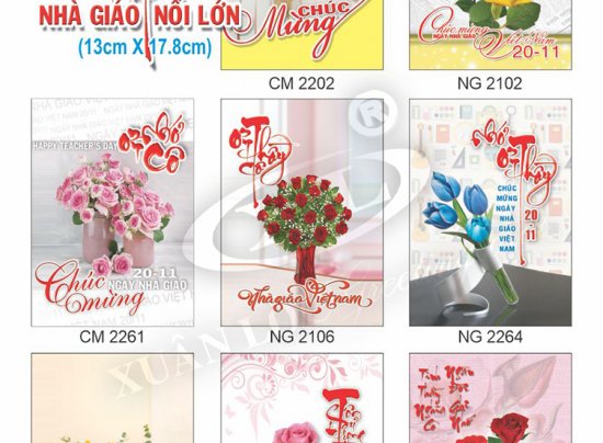 THIỆP 20-11 NỔI LỚN
